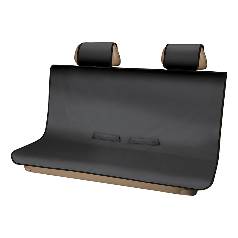ARIES | Seat Defender 58" x 55" Removable Waterproof Black Bench Seat Cover