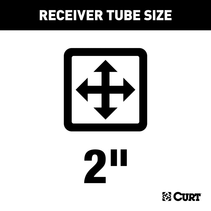 CURT | Class 3 Trailer Hitch, 2" Receiver - Gladiator 3.0L / 3.6L 2020-2023 CURT Trailer Hitches