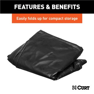 CURT | 56" x 18" x 21" Weather-Resistant Vinyl Cargo Bag