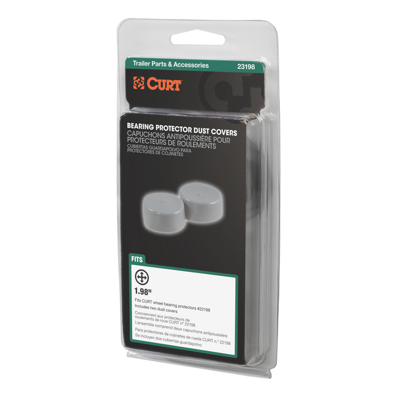 CURT | 1.98" Bearing Protector Dust Covers (2-Pack)