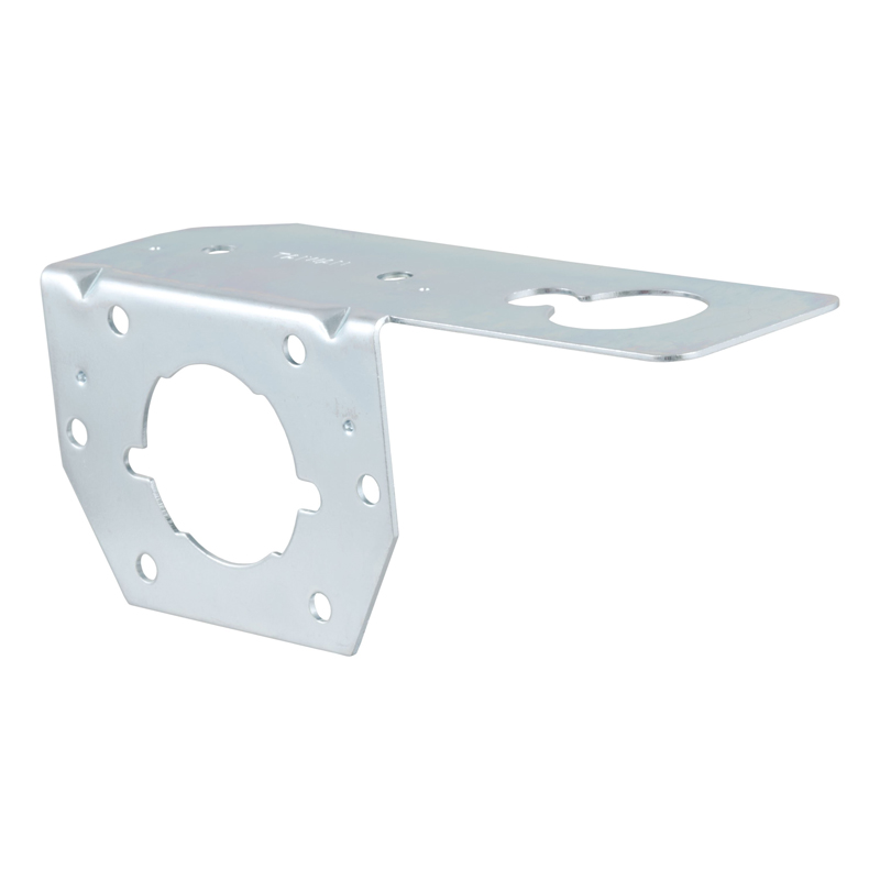 CURT | Connector Mounting Bracket for 4 or 6-Way Round