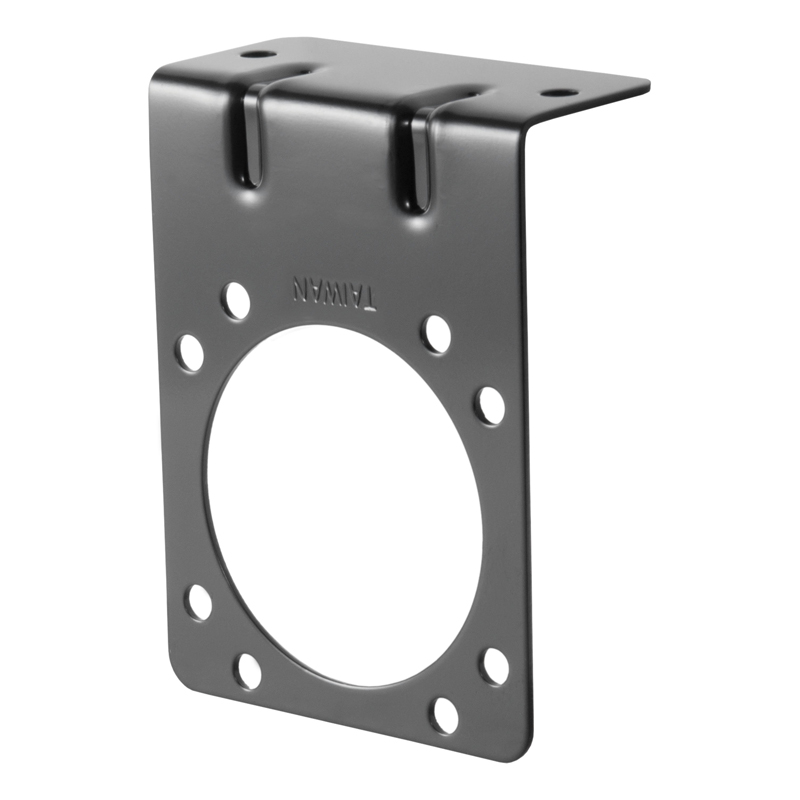 CURT | Connector Mounting Bracket for 7-Way RV Blade (Black)