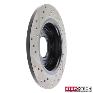 StopTech | Sport Rotor - Slotted & Drilled - Arrière Gauche - Vendu à l'unité StopTech Disques de freins