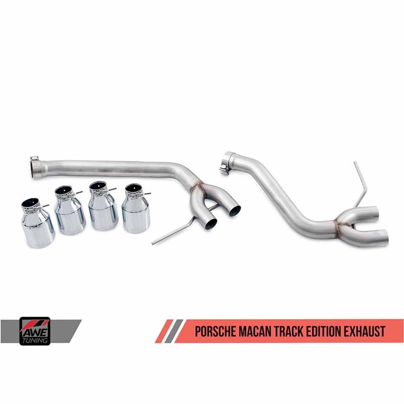 AWE Tuning | Track Axle-Back Exhaust - Macan 3.0L / 3.6T 2015-2018 AWE Tuning Axle-Back Exhausts