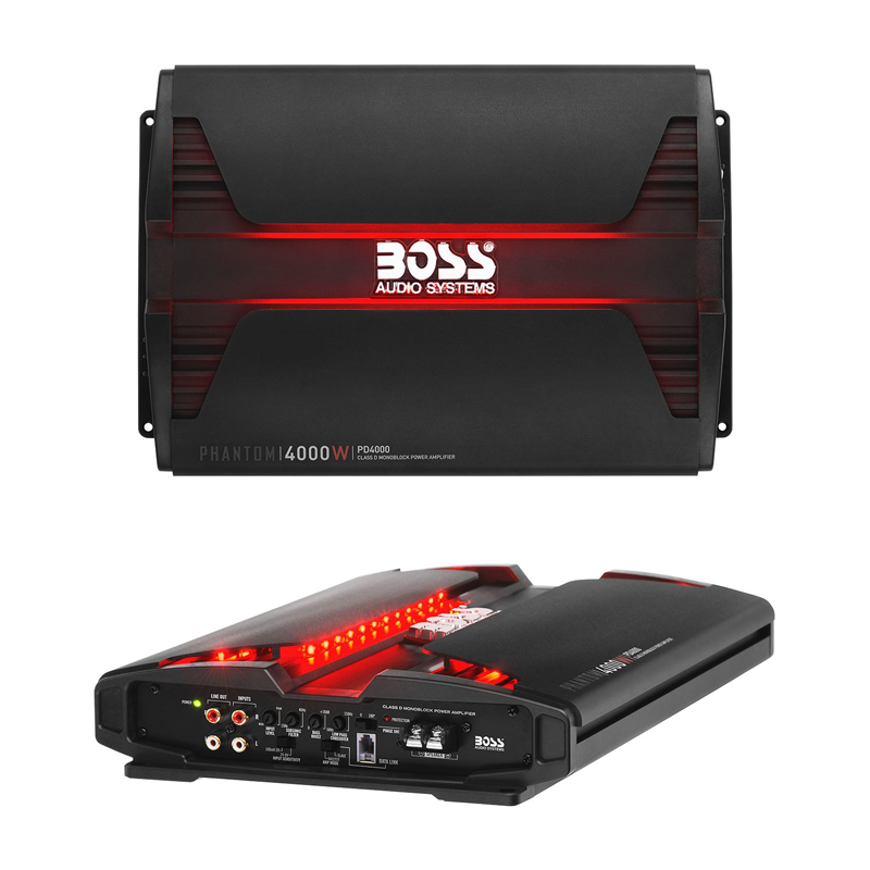 Boss | Amplifiers Phantom 4000w Mono  Amplifiers