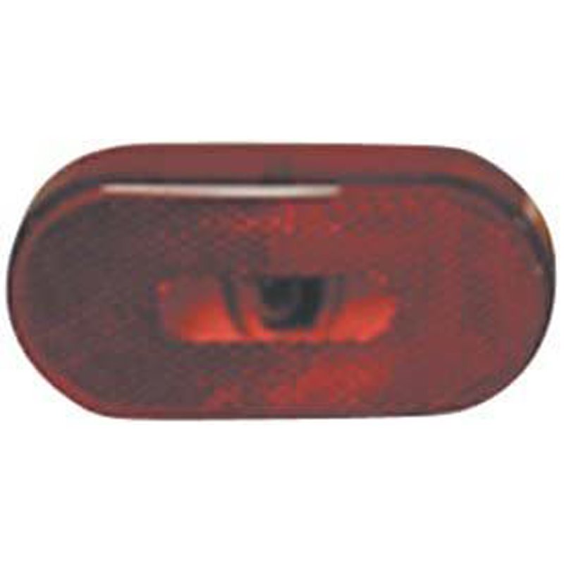 Fasteners Unlimited | REPLACEMENT CLEARANCE LIGHT OVAL, LENS, RED