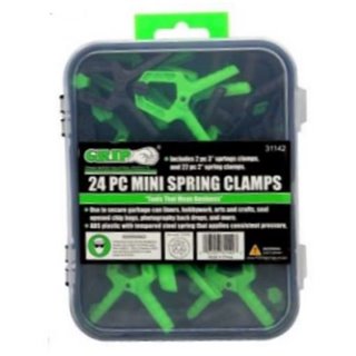 Grip | 24PC MINI SPRING CLAMP SET  Clamps & Ties