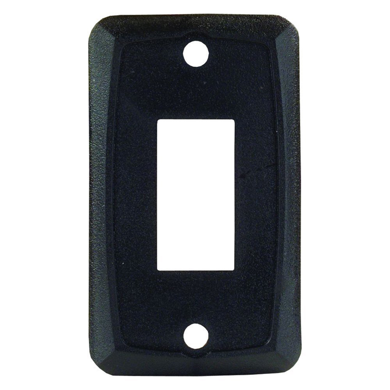 JR Products | SINGLE FACE PLATE, BLACK  Switches