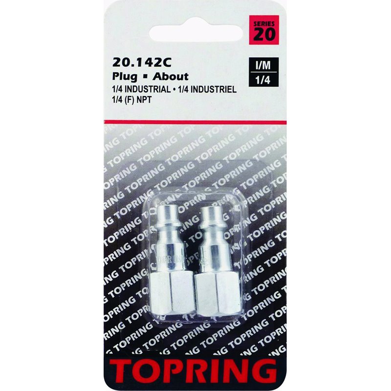 Topring | Plug (1/4 IND) 1/4(F)NPT 2pcs/c