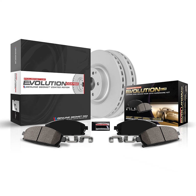 PowerStop | Z17 Evolution Disc Brake Pad & Rotor Kit - Front - TL Base / Type-S 3.2L / 3.5L 2004-2008 PowerStop Brake Kits