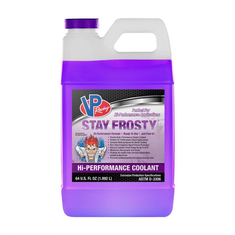 VP Racing | Engine Coolant STAY FROSTY Pre-Mixed VP Racing Fuel Home
