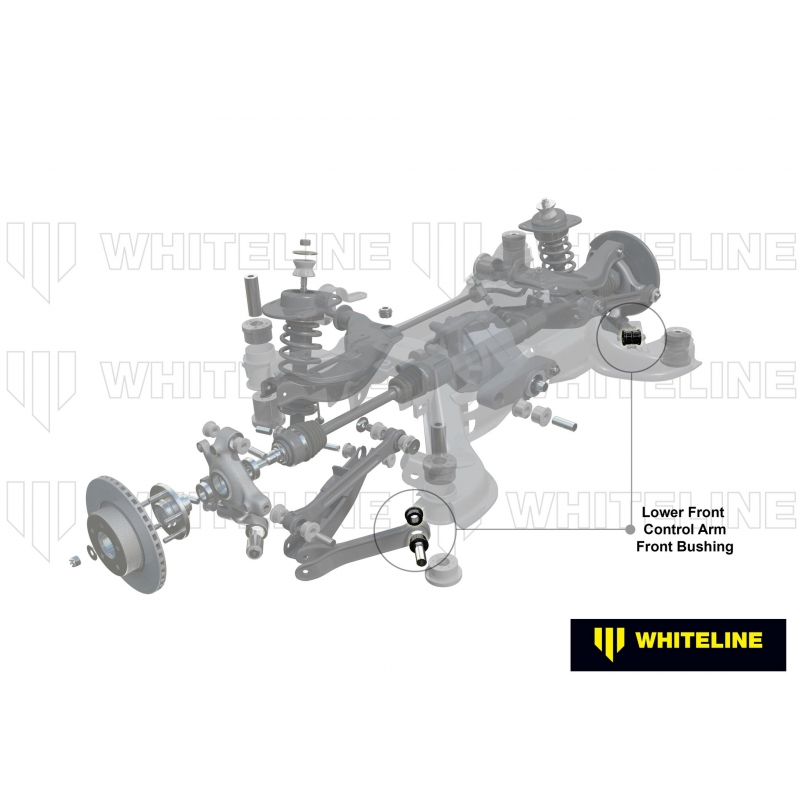 Whiteline | Suspension Trailing Arm Bushing Rear - GT-R 2009-2019 Whiteline Bushing & Support
