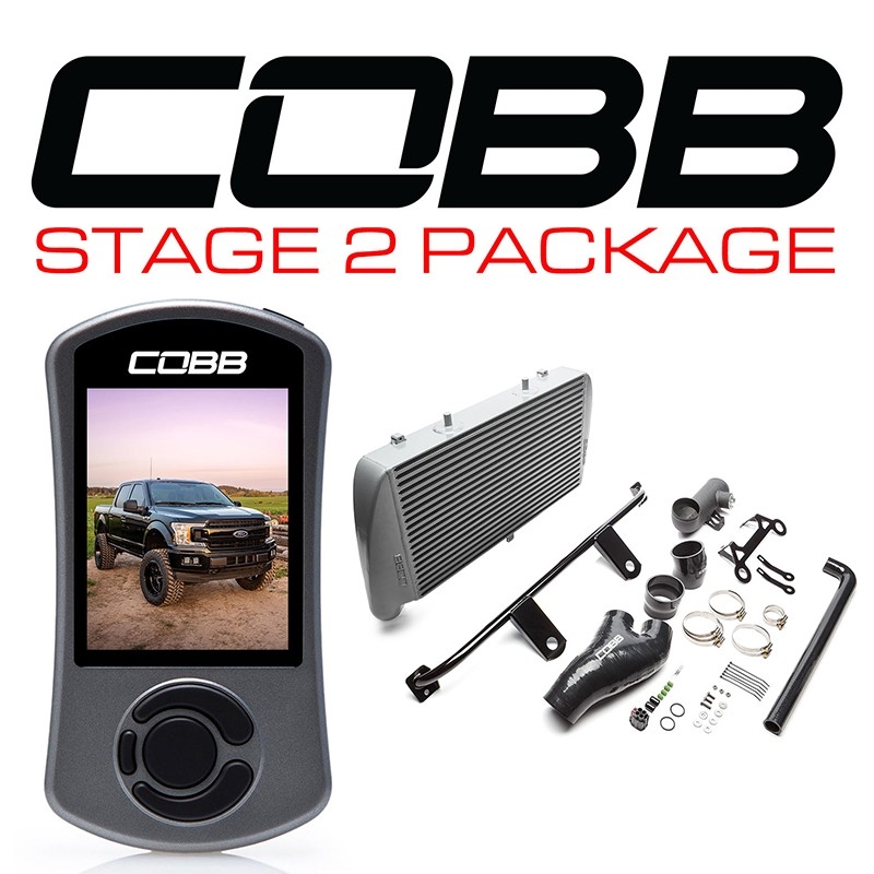 COBB | STAGE 2 POWER PACKAGE SILVER ( no intake ) F-150 ECOBOOST 3.5L 2020 COBB Stage Package