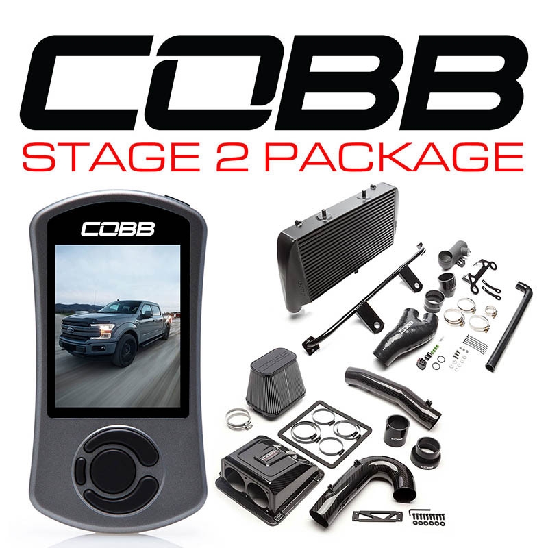 COBB | STAGE 2 POWER PACKAGE CARBON BLACK - F-150 ECOBOOST 3.5L 2017-2019 COBB Stage de Performance