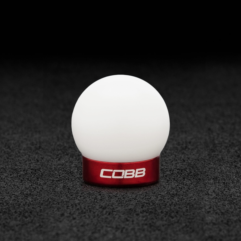 COBB | SHIFT KNOB WHITE / RED - MUSTANG 2015-2022 COBB Accessories