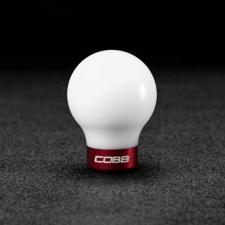COBB | 6 SPEED SHIFT KNOB WHITE / RED - SUBARU COBB Shifter & Levers