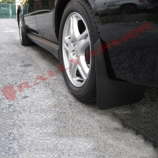 RallyArmor | Mud flap Black logo Basic - Impreza RS/2.5i 02-07 RallyArmor Mud Flaps