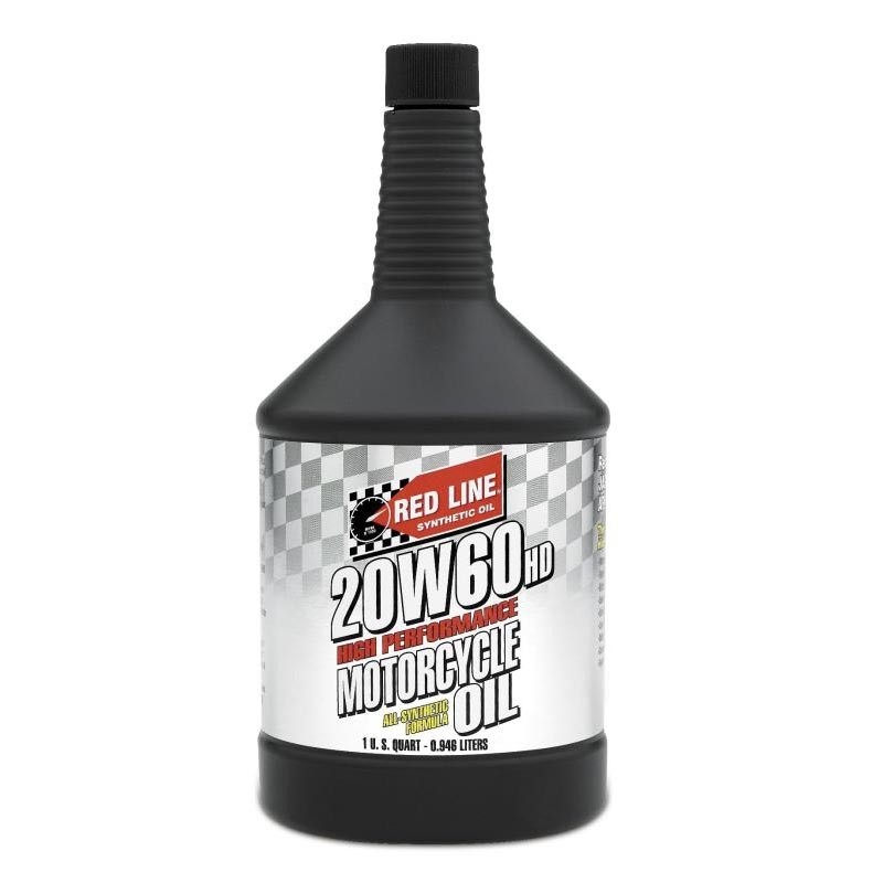 Red Line | 20W60 MOTORCYCLE OIL Red Line Oil Oils & Additives