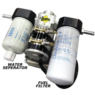 BD Diesel | Flow-Max Add-On Pre Water Separator - Chevrolet / Dodge / GMC 2000-2014 BD Diesel Fuel Filters