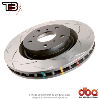 DBA | Disque Slotted T3 Serie 4000 ARRIERE - WRX STI DBA Disques de freins