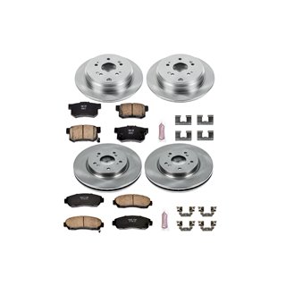 PowerStop | Disc Brake Pad & Rotor Kit - Front & Rear - RDX Base / SH-AWD 2.3T 2007-2012 PowerStop Brake Kits