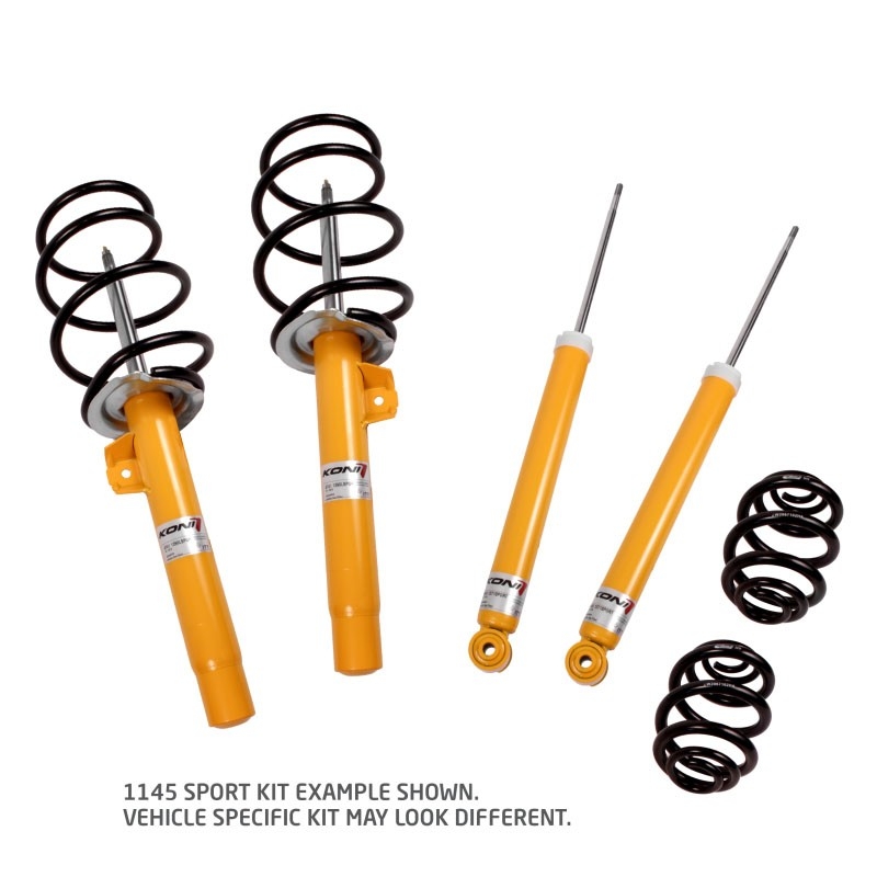 Koni | 1145 Sport Kit Yellow Adjustable - Front & Rear - TL Base / Type-S 3.2L 2004-2008 Koni Shock & Spring Kits