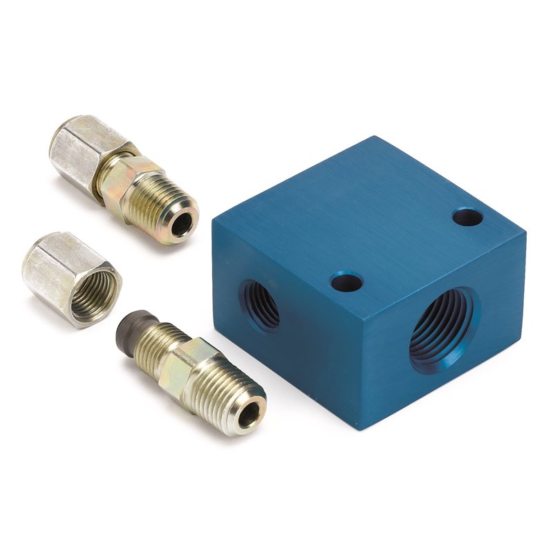 AutoMeter | FITTING ADAPTER TRANSMISSION LINE 5/16in. OD TUBING 1/2in. NPTF AutoMeter Transmission Cooling