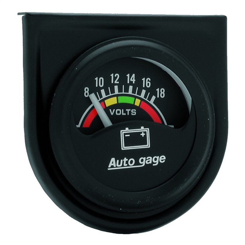 AutoMeter | GAUGE CONSOLE VOLTMETER 1.5in. 18V BLK DIAL BLK BEZEL AUTOGAGE AutoMeter Gauges