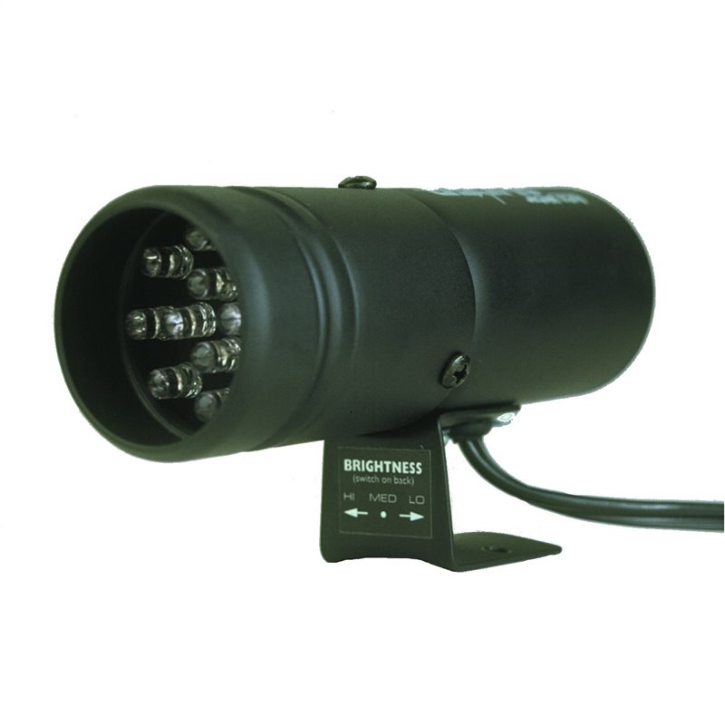 AutoMeter | SHIFT LIGHT 12 AMBER LED PEDESTAL BLACK SUPER-LITE AutoMeter Shift Lights