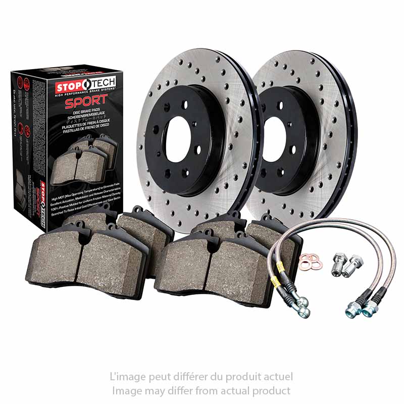 StopTech | Sport Axle Pack w/ Hoses - Rear StopTech Brake Kits