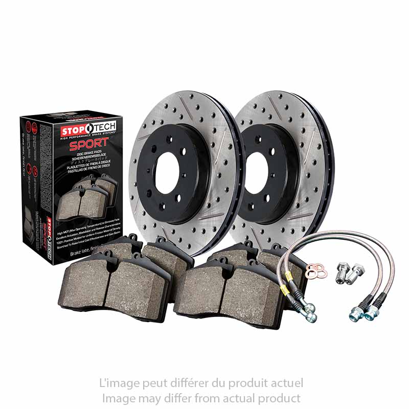 StopTech | Sport Axle Pack w/ Hoses - Front StopTech Brake Kits