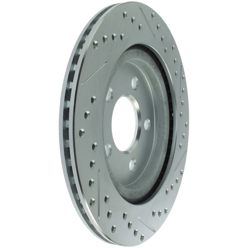 StopTech 227.33054L Select Sport Drilled & Slotted Rotor Left