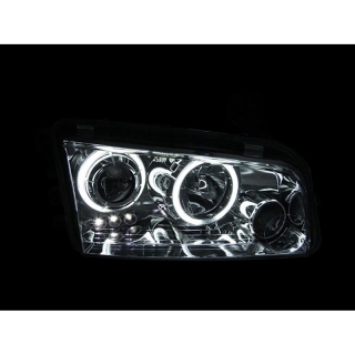 ANZO | Projector Headlights Chrome w/ Halo - DODGE CHARGER Anzo USA Éclairage