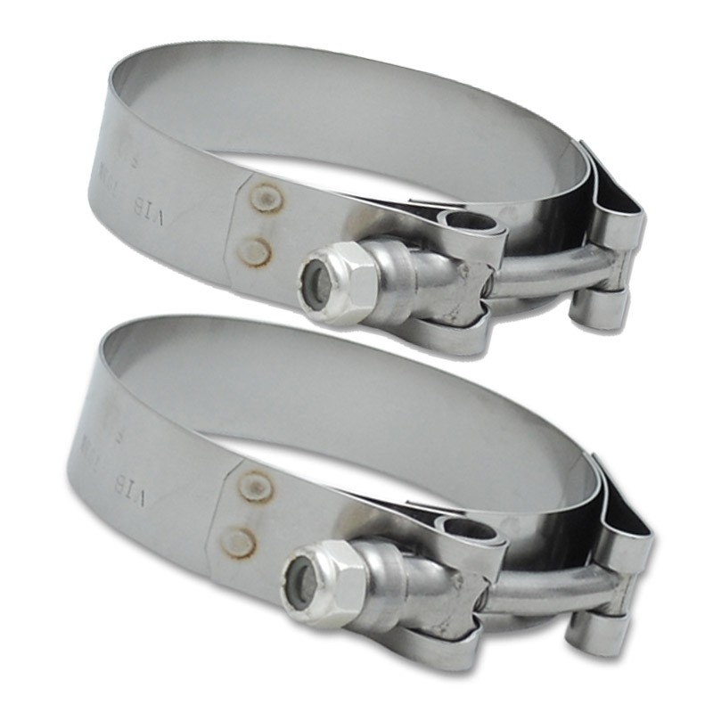 Vibrant | Stainless Steel T-Bolt Clamps (Pack of 2) - Clamp Range: 2.27"-2.63" Vibrant Performance Intercoolers