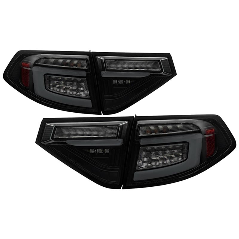 Spyder | Tail Lights - LED Bar Style - Sequential Signal - Black Smoke SPYDER Home