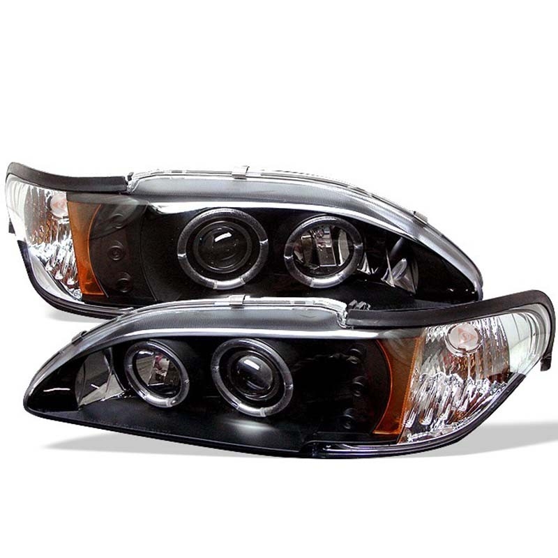 Spyder | Projector Headlights - LED Halo LED - Black SPYDER HALO Headlights