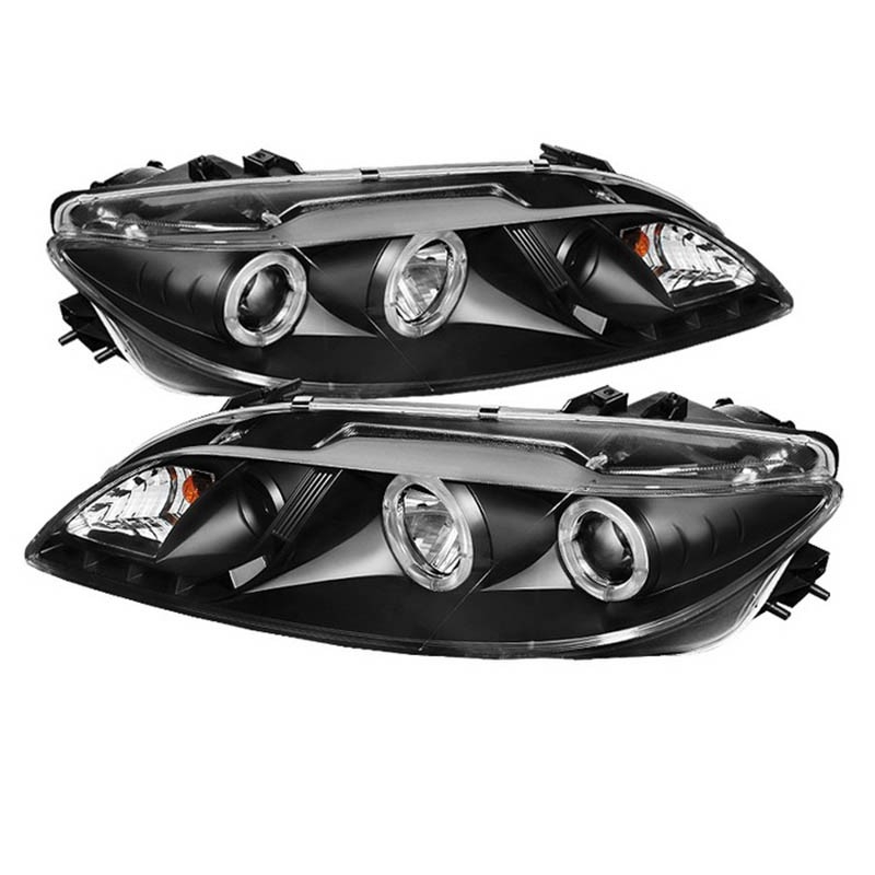 Spyder | Projector Headlights - LED Halo - DRL - Black SPYDER Headlights