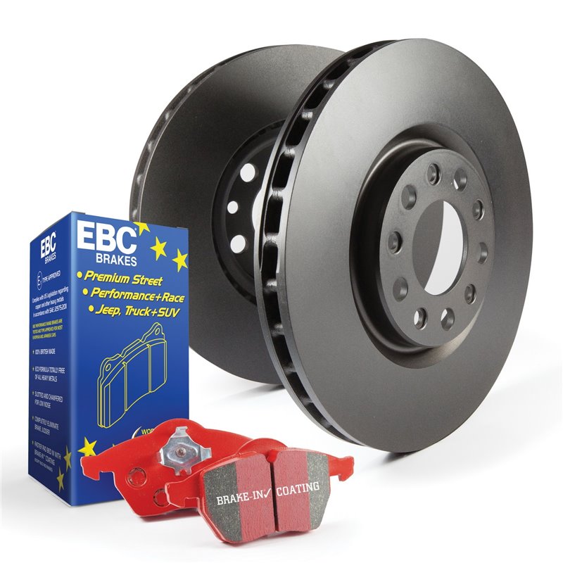 EBC Brakes | S12 Kit Redstuff 3000 / RK Rotors - Avant EBC Brakes Ensemble de freins