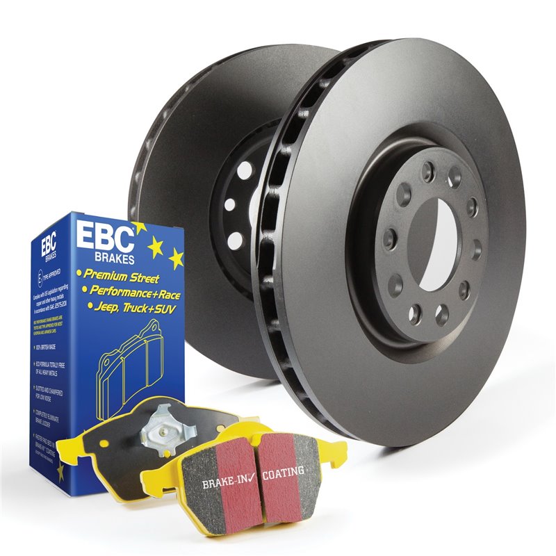EBC Brakes | S13 Kit Yellowstuff 4000 / RK Rotors - Rear - S3 / TTS Quattro Base 2.0T 2015-2022 EBC Brakes Brake Kits