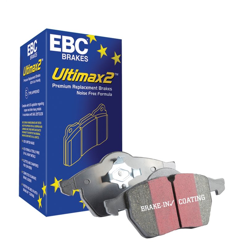 EBC Brakes | Ultimax OEM Replacement Brake Pads - Rear - A6 / A6 Quattro / A7 Quattro / Macan 2.0T / 3.0L 2012-2022 EBC Brake...