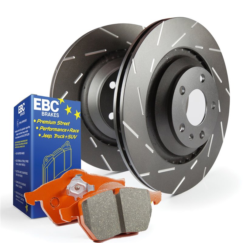 EBC Brakes | S15 Kit Orangestuff 9000 / USR Rotors - Front EBC Brakes Brake Kits