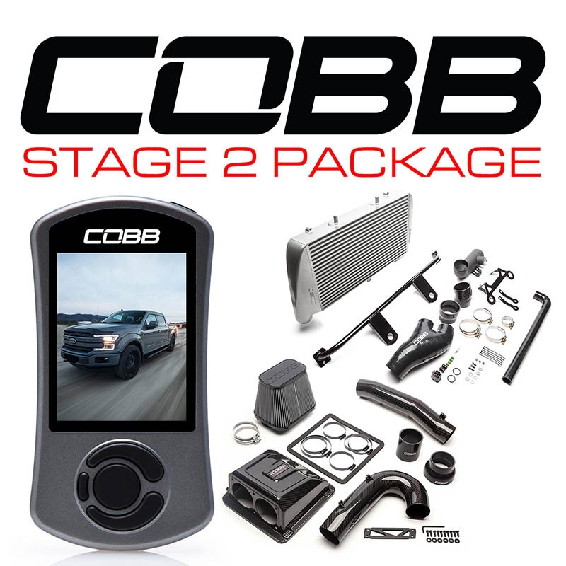COBB | STAGE 2 POWER PACKAGE CARBON SILVER - F-150 ECOBOOST 3.5L 2017-2019 COBB Stage de Performance