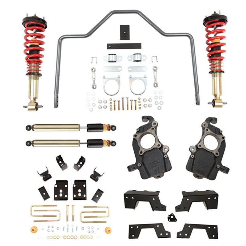 Belltech | Complete Kit Inc. Damping/Height Adjustable Front Coilovers & Rear Sway Bar - F-150 2015-2020 Belltech Handling Kits
