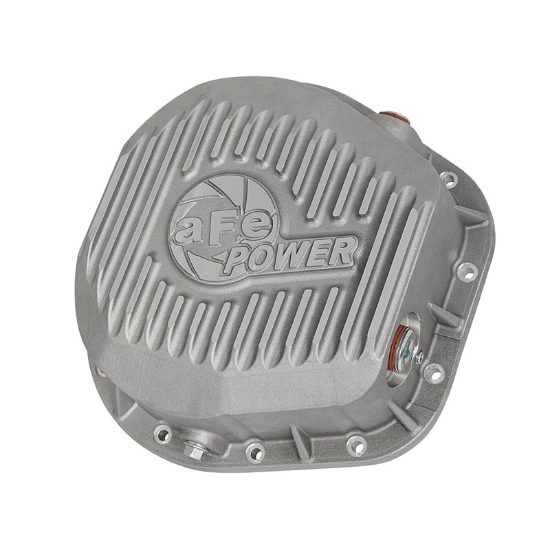 aFe POWER | Street Series Differential Cover Raw w/Machined Fins - Excursion / F-250 / F-350 2000-2016