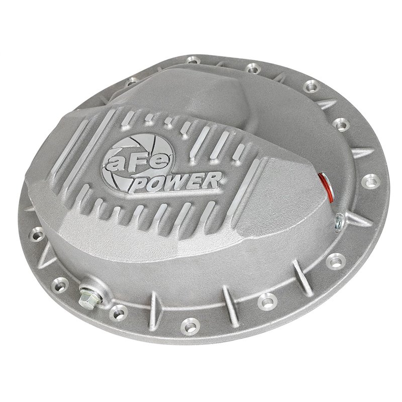 aFe POWER | Street Series Front Differential Cover Raw w/Machined Fins - Ram 2500 / 3500 5.9L / 6.7L 2003-2013
