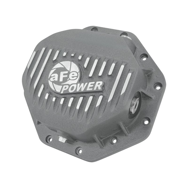aFe POWER | Street Series Rear Differential Cover Raw w/Machined Fins - Ram 1500 / 2500 / 3500 1994-2016