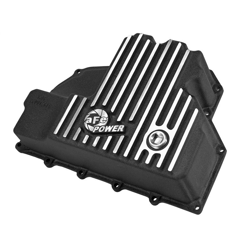 aFe POWER | aFe POWER Pro Series Engine Oil Pan Black w/Machined Fins - Ram 1500 3.0L 2014-2016