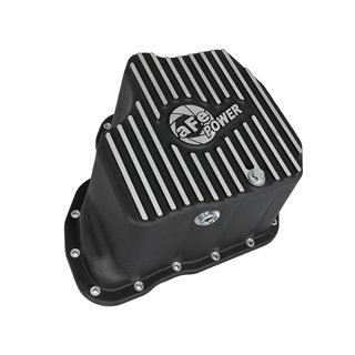 aFe Power | aFe POWER Pro Series Engine Oil Pan Black w/Machined Fins - Chevrolet / GMC 6.6L 2001-2010 aFe POWER Oil Pans