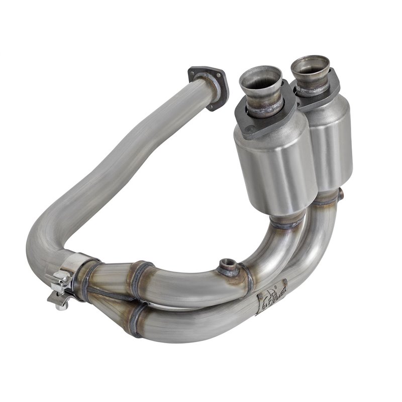 aFe POWER | Direct Fit 409 Stainless Steel Front Catalytic Converter - Wrangler 4.0L 2000-2003