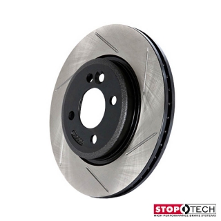 Right StopTech 126.34139CSR Cryo Sport Slotted Brake Rotor 